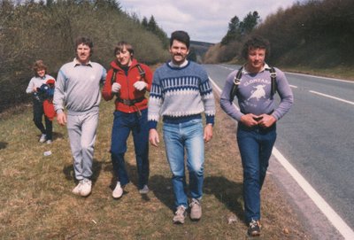 Sian Fielding, Alan Buffton, Malcolm Yates, Steve Hughes and Huw Davies